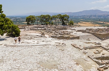 Ruinerne af Phaistos-paladset på Kreta - Grækenland