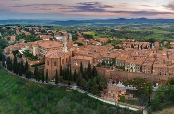 Pienza fra oven