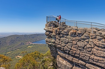 Pinnacle udsigtspunkt mod Halls Gap i Grampians National Park - Victoria i Australien