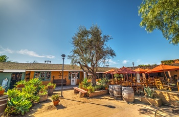 Plads med restaurant i Old Town San Diego