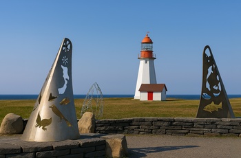 Port au Choix og National Historical Site på Newfoundland - Canada - AI genereret