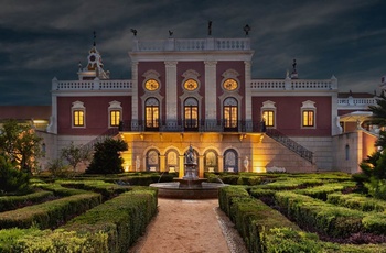 Portugal, Faro - Pousada Palácio de Estoi ved nattetid