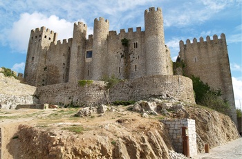 Castelo de Obidos i det centrale Portugal
