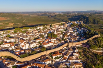 Castelo de Obidos i det centrale Portugal