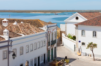 Stemning i havnebyen, Faro i Algarve - det sydlige Portugal