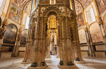 Inden for Kristi klosteret der er smukt dekoreret - Tomar i det centrale Portugal