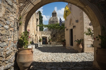Preveli Kloster på Kretas sydkyst