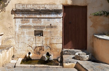 Detalje fra Preveli Kloster på Kretas sydkyst