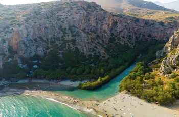 Preveli-stranden på Kreta - Grækenland