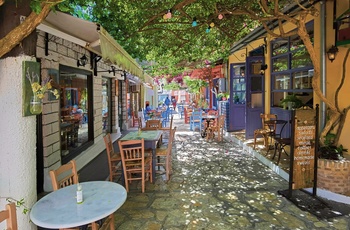 Hyggelige tavernaer i havnebyen Preveza - Grækenland