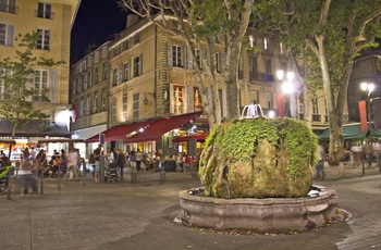 Aftenstemning i Aix-en-Provence, Frankrig
