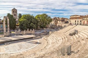 Romersk amfiteater i Arles, Provence i Frankrig