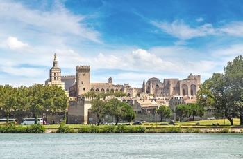 Popes Palace i Avignon, Provence i Frankrig