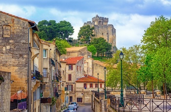 Beaucaire - middelalder by og borg i Provence, Frankrig