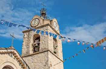 Kirketårn i Greoux-les-Bains, Provence i Frankrig