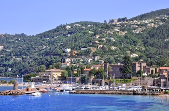 Marinaen ved Theoule su Mer ved den franske Riviera, Provence