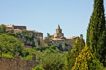 Tæt på Venasque i Provence