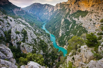 Kløften Gorges du Verdon, Provence i Frankrig