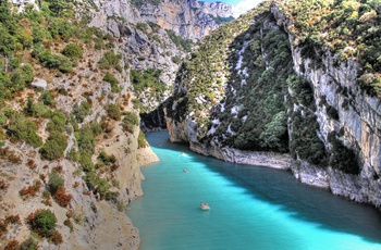 Kløften Gorges du Verdon, Provence i Frankrig