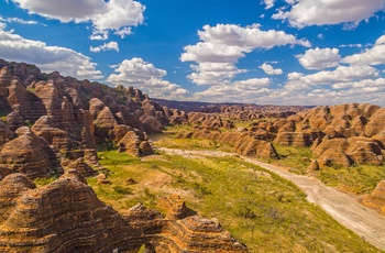 Bungle Bungles i Purnululu National Park nær Kununurra i Western Australia