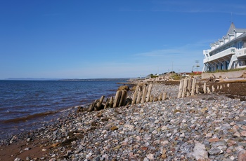 Kystbyen Bonaventure på Gaspé-halvøen i Quebec - Canada