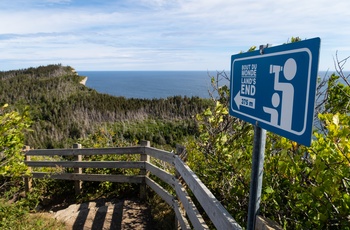 Forillon National Park i Quebec i Canada