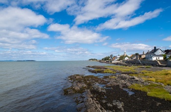 Kamouraska ud til Saint Lawrence-floden i Quebec, Canada