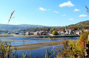  La Malbaie ved bredden af St. Lawrence River, Quebec