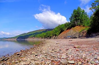 Miguasha National Park i Quebec, Canada