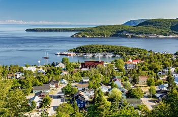 Kystbyen Tadoussac i Quebec - Canada
