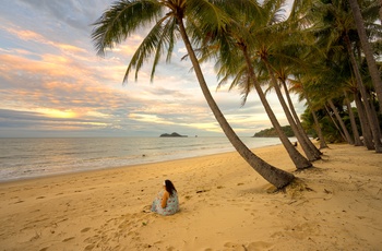 Clifton Beach - palmestrand nord for Cairns - Queensland