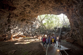 Lavatunnel af Undara Vulcanic Park, Queensland i Australien