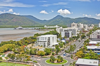 Udsigt til Cairns centrum - Queensland i Australien