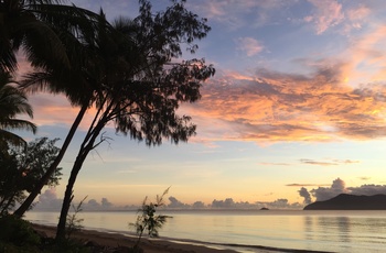 Solnedgang - Dunk Island i Queensland, Australien