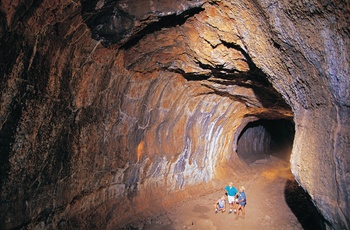 Lavatunnel af Undara Vulcanic Park, Queensland i Australien