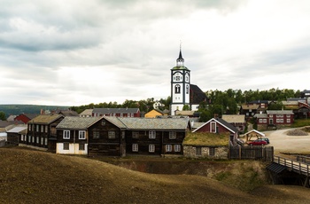 Kirke i minebyen Røros, Norge