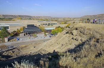 Udsigt til museet - Foto kredit: Royal Tyrrell Museum of Palaeontology