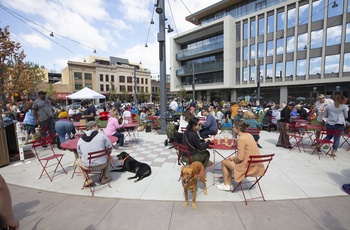 Red River Market på Broadway Square i Fargo - Credit North Dakota Tourism
