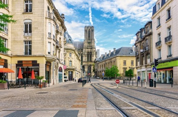 Centrum af byen Reims