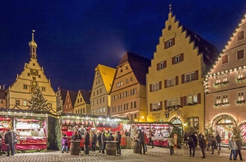 Julemarked Reiterlesmarkt i Rothenburg ob der Tauber, Sydtyskland © Rothenburg Tourismus Service, W. Pfitzinger