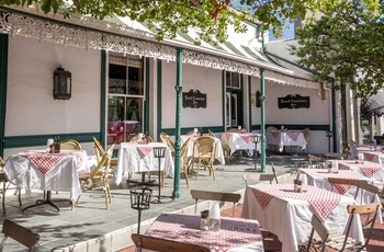 Hyggelig restaurant i Sydafrikas gourmet-hovedstad, Franschhoek
