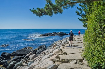 The Cliff Walk i Newport - Rhode Island