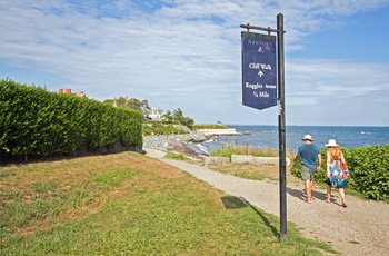 The Cliff Walk i Newport - Rhode Island