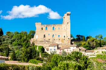 vinbyen Châteauneuf-du-Pape i Rhonedalen