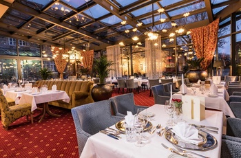 Romantik Göbel's Schlosshotel Prinz von Hessen, Thüringen i Tyskland - Restaurant