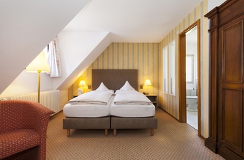 Romantik Hotel Johanniter Kreuz, Bodensee-området i Sydtyskland - Dobbeltværelse