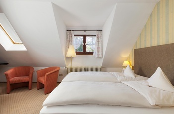 Romantik Hotel Johanniter Kreuz, Bodensee-området i Sydtyskland - Dobbeltværelse