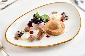 Romantik Hotel Waldschlösschen, Slesvig i Nordtyskland - Eksempel på dessert