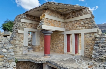 Ruinerne af Knossos-paladset på Kreta - Foto Martijn-Vonk Unsplash