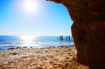 En af Fleurieu-halvøens mange strande - South Australia